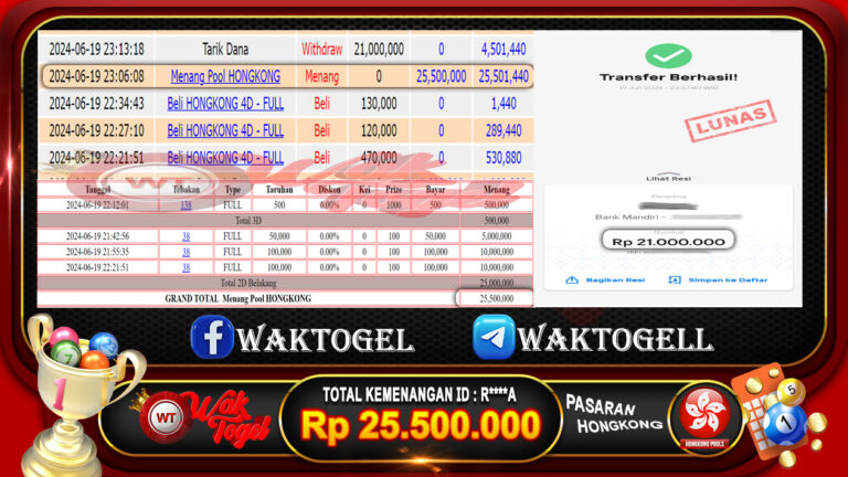 BUKTI PEMBAYARAN HONGKONG WAKTOGEL