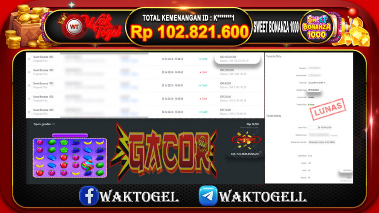 BUKTI PEMBAYARAN SLOT WAKTOGEL