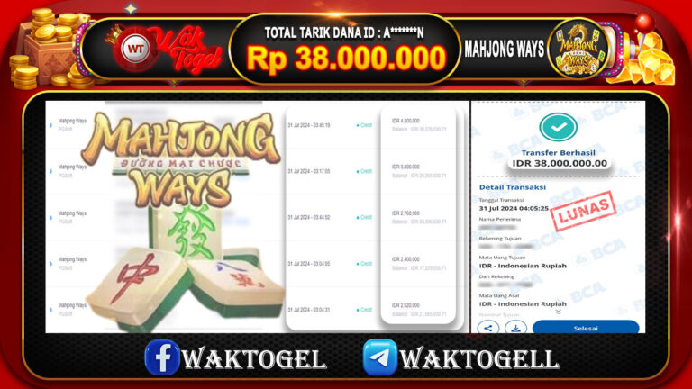 BUKTI PEMBAYARAN SLOT WAKTOGEL