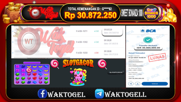 BUKTI PEMBAYARAN SLOT WAKTOGEL