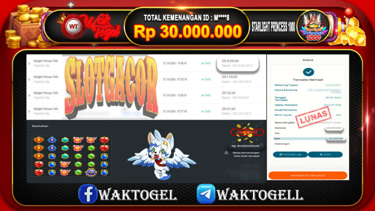 BUKTI PEMBAYARAN SLOT WAKTOGEL