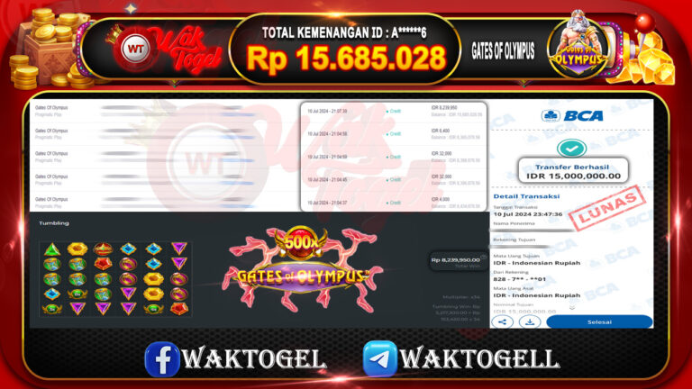 BUKTI PEMBAYARAN SLOT WAKTOGEL