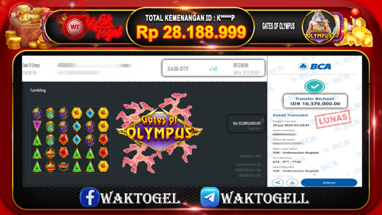 BUKTI PEMBAYARAN SLOT WAKTOGEL