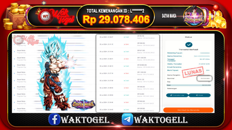 BUKTI PEMBAYARAN SLOT WAKTOGEL