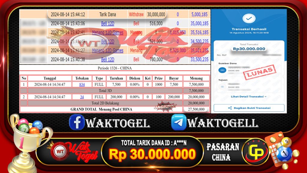 BUKTI PEMBAYARAN CHINA WAKTOGEL