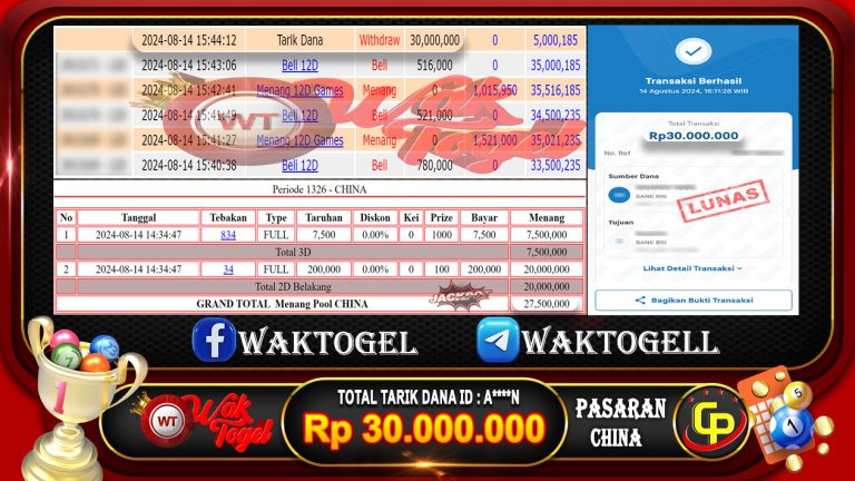 BUKTI PEMBAYARAN CHINA WAKTOGEL