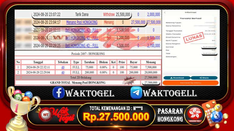 BUKTI PEMBAYARAN HONGKONG WAKTOGEL