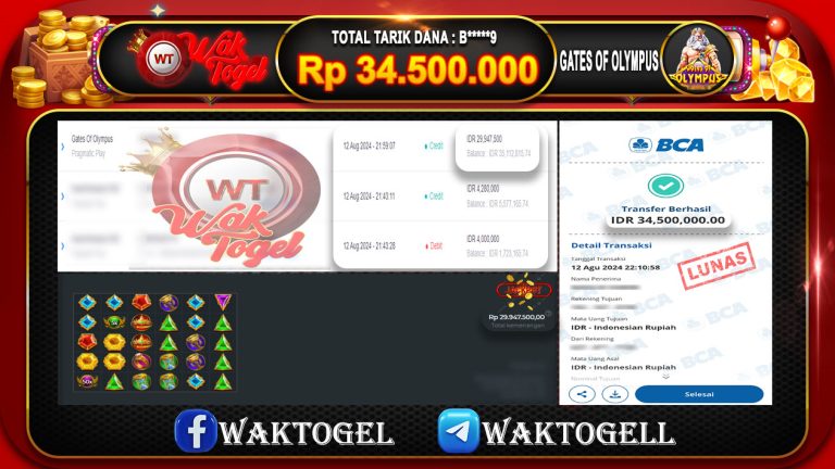 BUKTI PEMBAYARAN SLOT WAKTOGEL