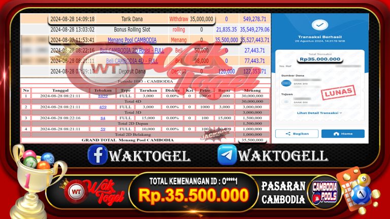 BUKTI PEMBAYARAN CAMBODIA WAKTOGEL