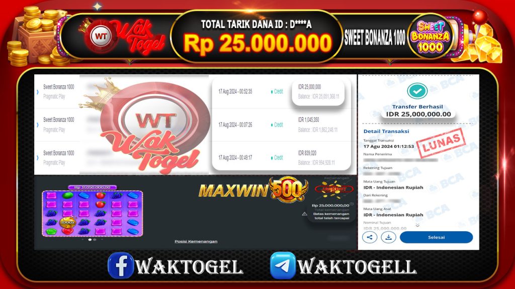 BUKTI PEMBAYARAN SLOT WAKTOGEL