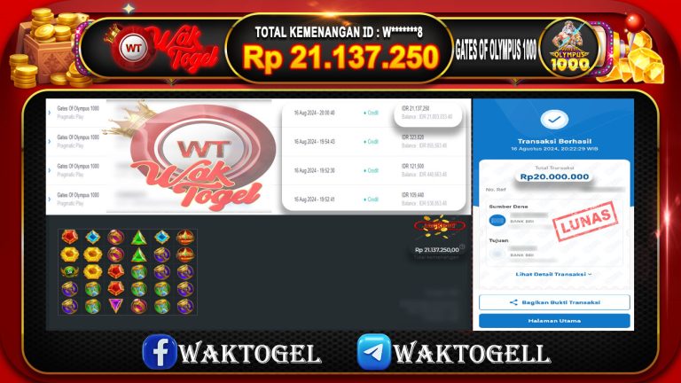 BUKTI PEMBAYARAN SLOT WAKTOGEL