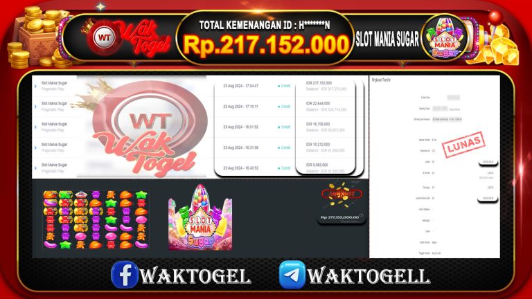 BUKTI PEMBAYARAN SLOT WAKTOGEL