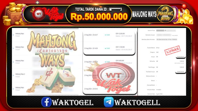 BUKTI PEMBAYARAN SLOT WAKTOGEL