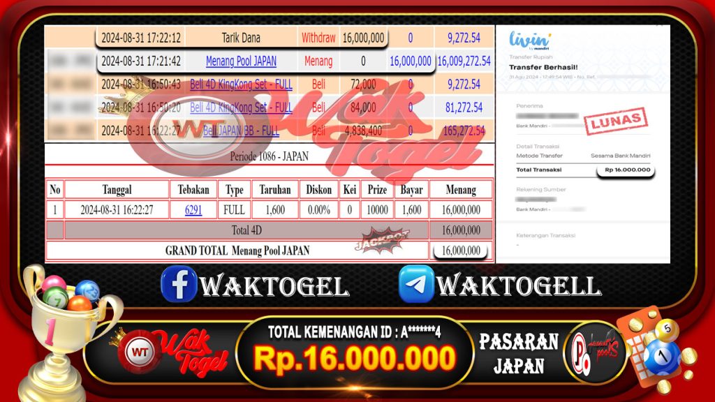 BUKTI PEMBAYARAN JAPAN WAKTOGEL