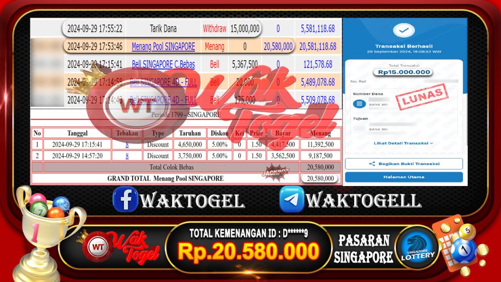 BUKTI PEMBAYARAN SINGAPORE WAKTOGEL