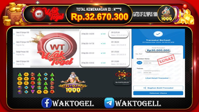 BUKTI PEMBAYARAN SLOT WAKTOGEL