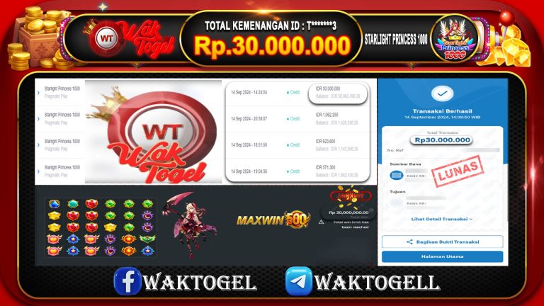 BUKTI PEMBAYARAN SLOT WAKTOGEL