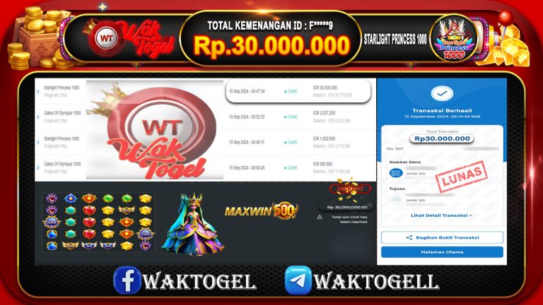 BUKTI PEMBAYARAN SLOT WAKTOGEL