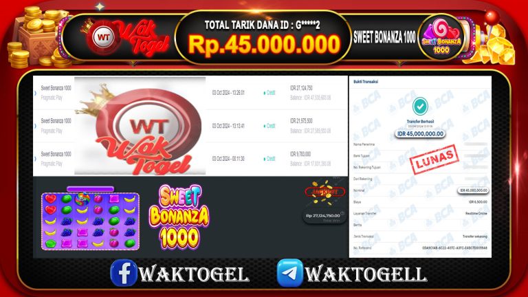 BUKTI PEMBAYARAN SLOT WAKTOGEL