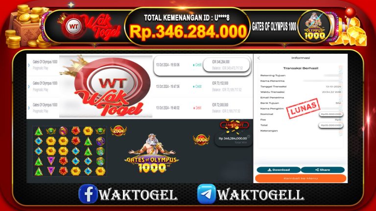 BUKTI PEMBAYARAN SLOT WAKTOGEL