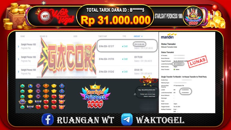 BUKTI PEMBAYARAN SLOT WAKTOGEL