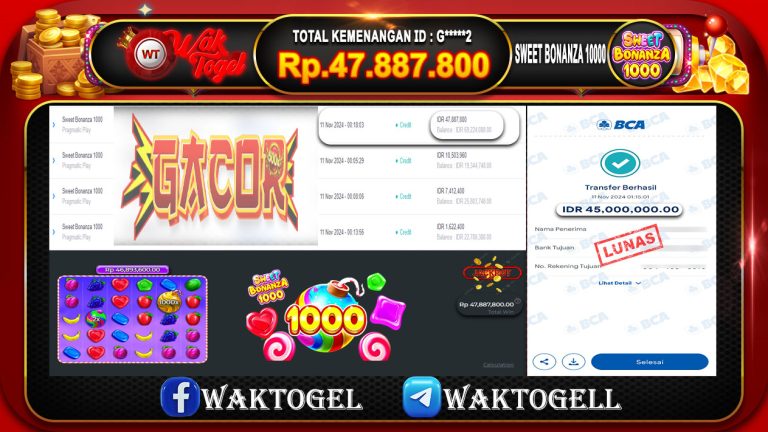 BUKTI PEMBAYARAN SLOT WAKTOGEL