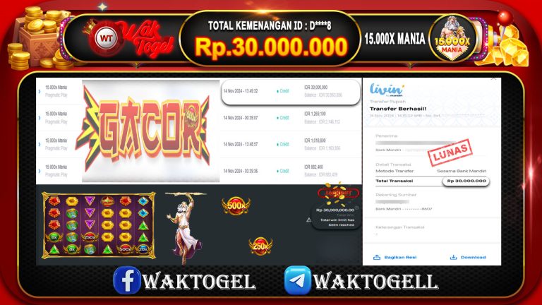 BUKTI PEMBAYARAN SLOT WAKTOGEL