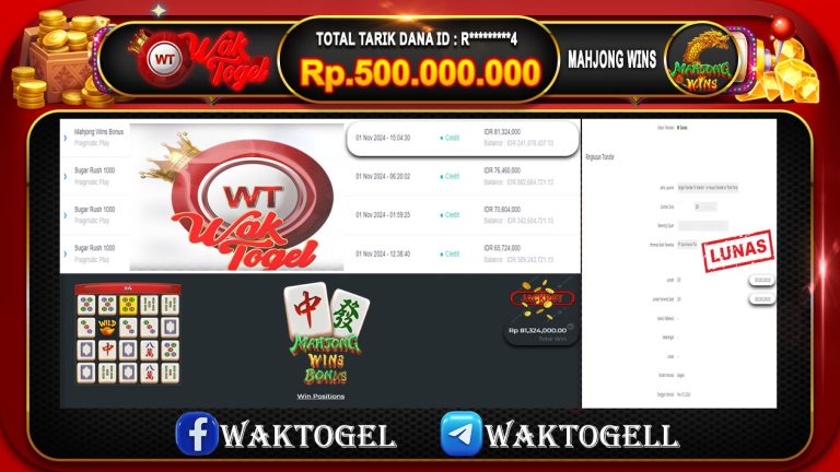 BUKTI PEMBAYARAN SLOT WAKTOGEL