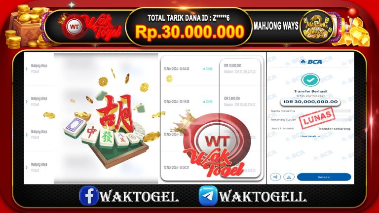 BUKTI PEMBAYARAN SLOT WAKTOGEL