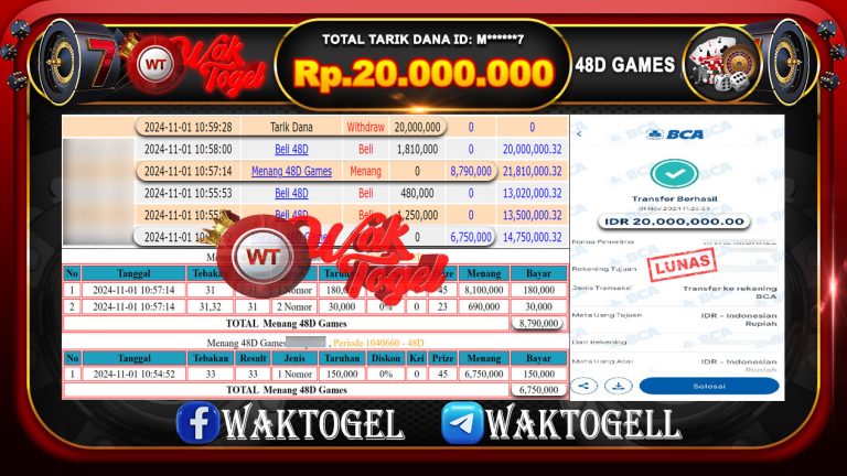 BUKTI PEMBAYARAN CASINO WAKTOGEL