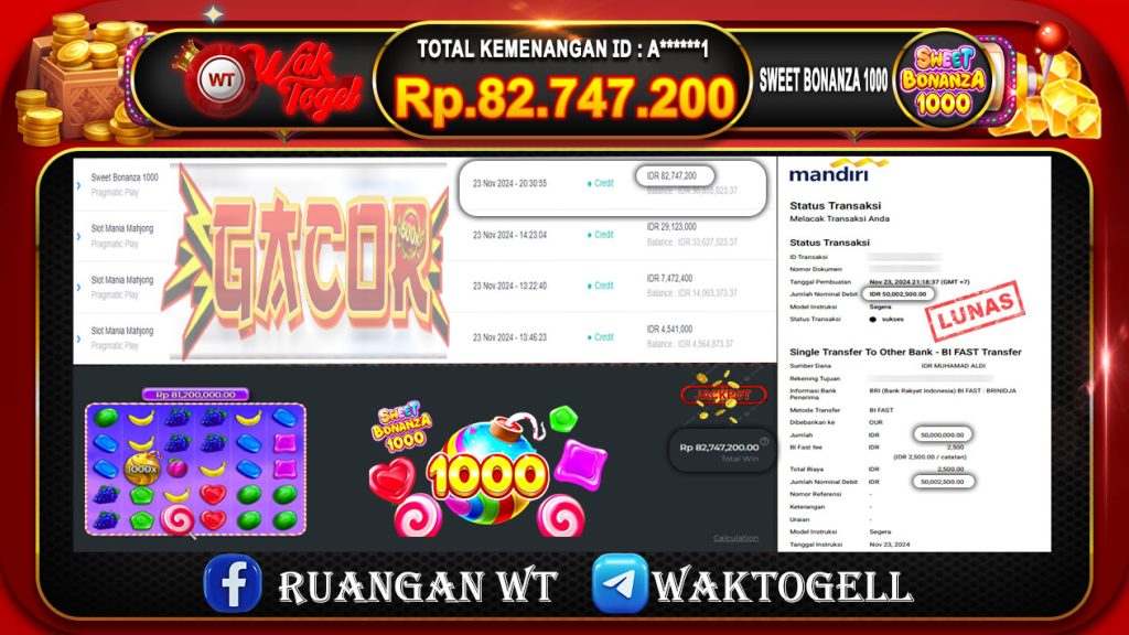 BUKTI PEMBAYARAN SLOT WAKTOGEL