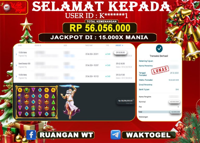 BUKTI PEMBAYARAN SLOT WAKTOGEL