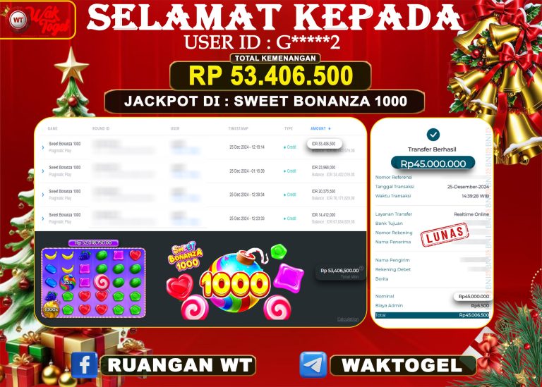 BUKTI PEMBAYARAN SLOT WAKTOGEL