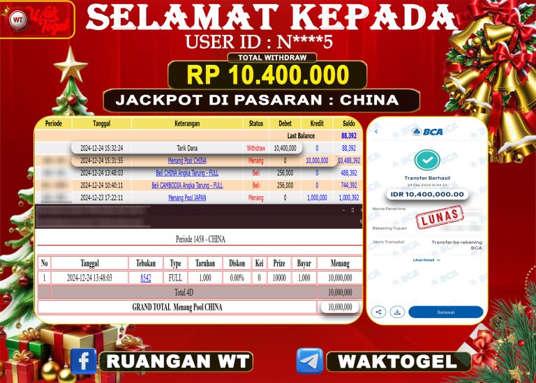 BUKTI PEMBAYARAN JAPAN WAKTOGEL