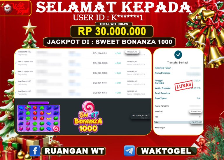 BUKTI PEMBAYARAN SLOT WAKTOGEL