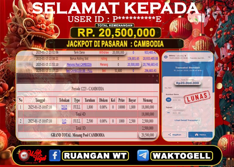 BUKTI PEMBAYARAN CAMBODIA WAKTOGEL