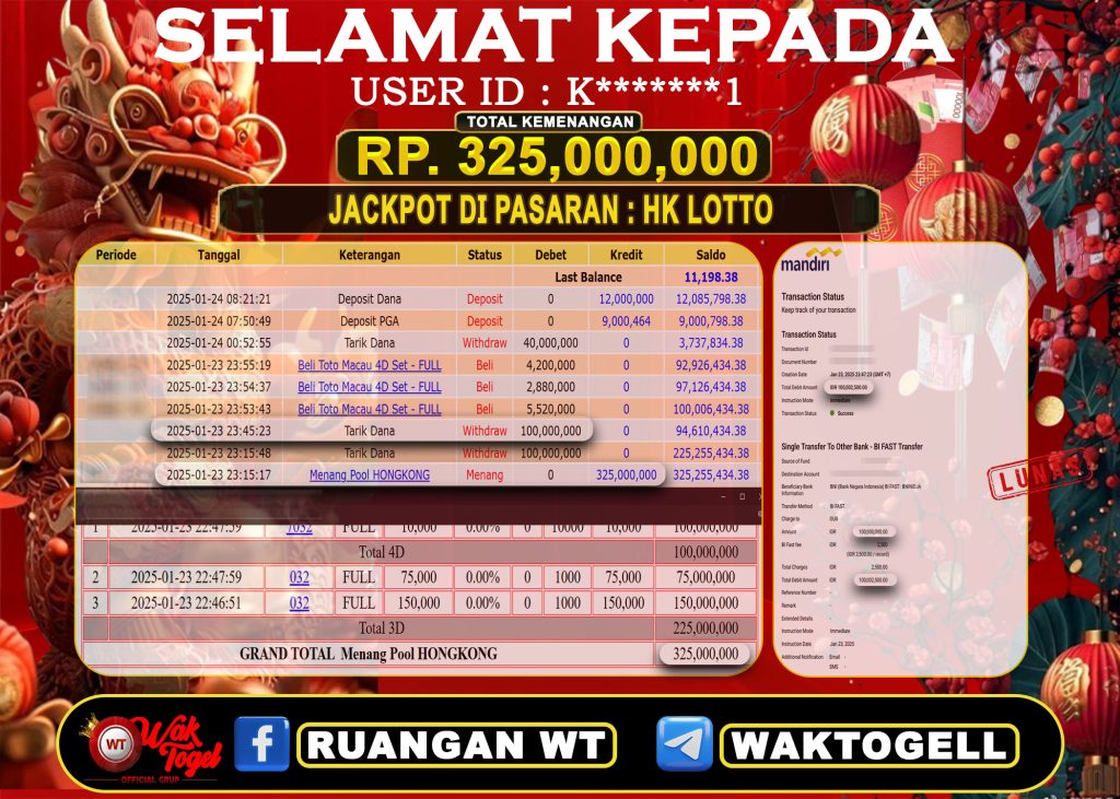 BUKTI PEMBAYARAN HONGKONG LOTTO WAKTOGEL