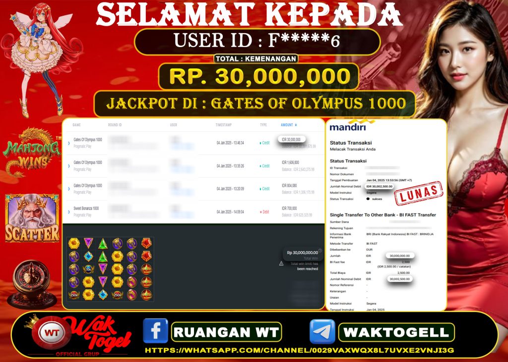 BUKTI PEMBAYARAN SLOT WAKTOGEL