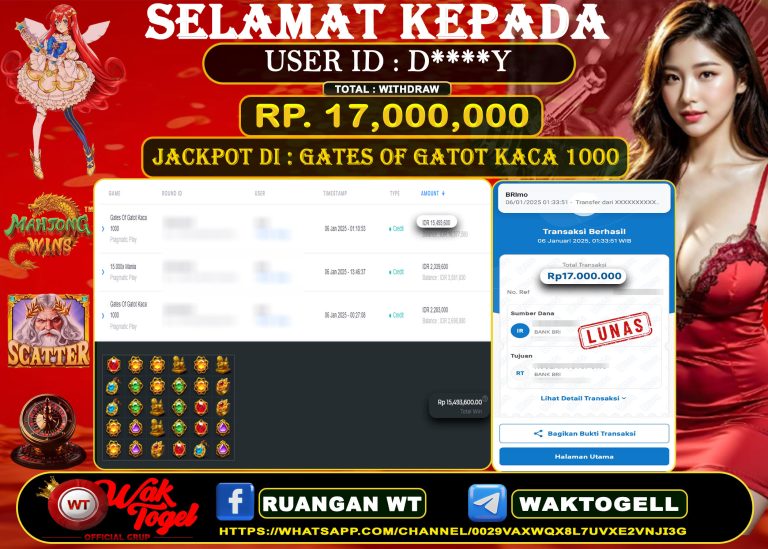 BUKTI PEMBAYARAN SLOT WAKTOGEL