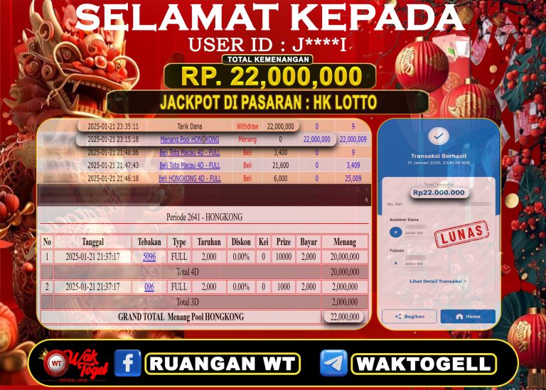 BUKTI PEMBAYARAN HONGKONG LOTTO WAKTOGEL