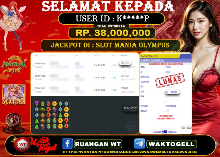 BUKTI PEMBAYARAN SLOT WAKTOGEL