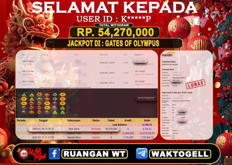 BUKTI PEMBAYARAN SLOT WAKTOGEL