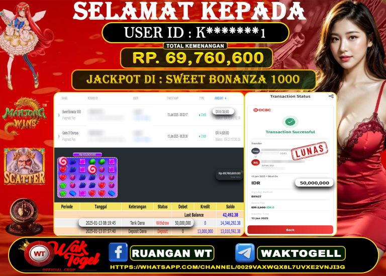 BUKTI PEMBAYARAN SLOT WAKTOGEL