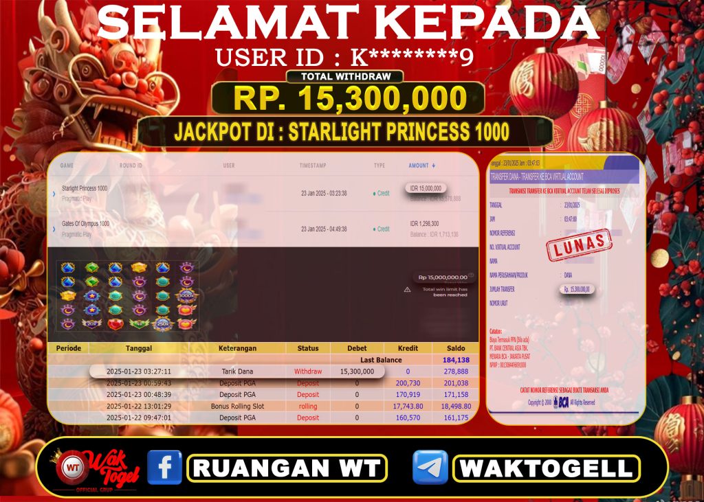 BUKTI PEMBAYARAN SLOT WAKTOGEL