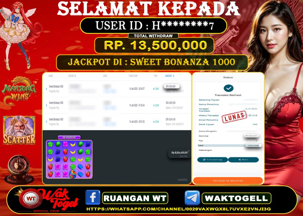 BUKTI PEMBAYARAN SLOT WAKTOGEL