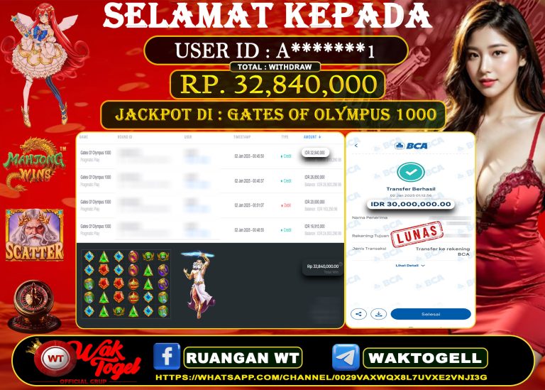 BUKTI PEMBAYARAN SLOT WAKTOGEL