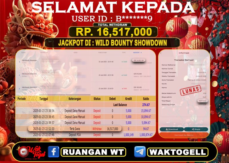 BUKTI PEMBAYARAN SLOT WAKTOGEL