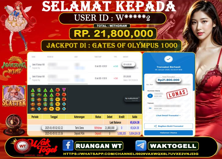 BUKTI PEMBAYARAN SLOT WAKTOGEL