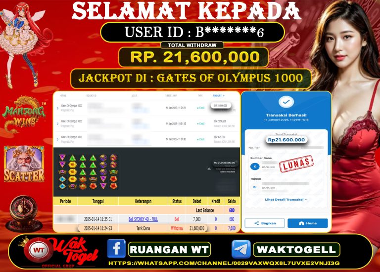 BUKTI PEMBAYARAN SLOT WAKTOGEL