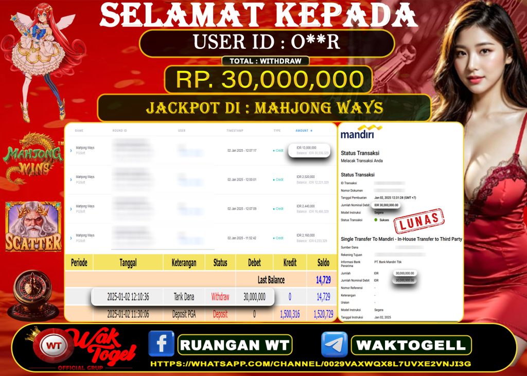 BUKTI PEMBAYARAN SLOT WAKTOGEL